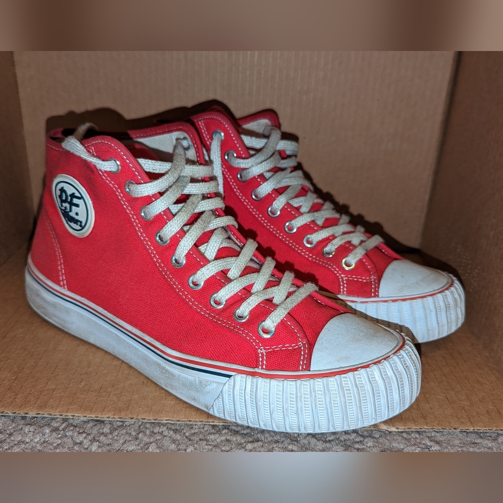 PF Flyers Red High tops mens 10